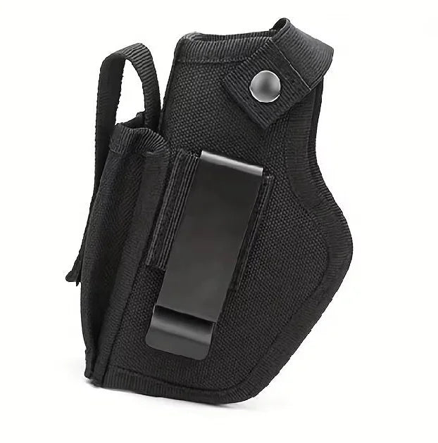 Left/Right IWB OWB Tactical Concealed Black Nylon Universal Fit Belt Holster 12*6*14CM