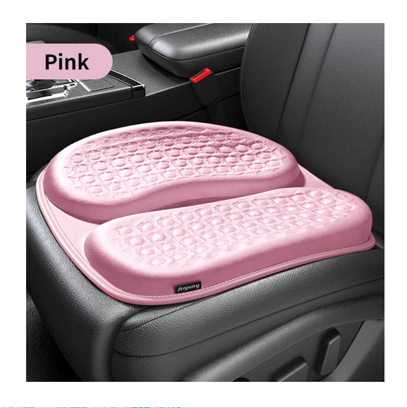 Anjuny Orthopedic Quilted Gel Seat Cushion with Cooling for Long Sitting-Car Home & Office Use