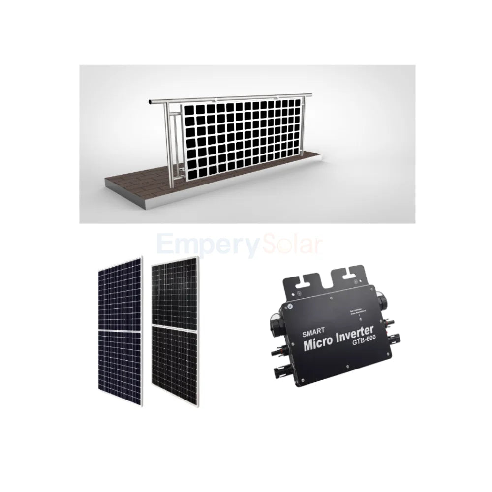 Photovoltaic Balcony Solar Panels Kit for Home