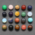 Custom 12mm Natural Gemstone Loose Beads Lapis Lazuill Amethyst No Hole Crystal Ball Crystal Sphere Non-Porous-Ball for Gift