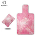 Foldable Machine Washable Anti-Slip Sweat Absorbent Pink Custom Print Eco Friendly Natural Rubber Pilates Reformer Mat Towel
