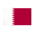 Johnin 2022  Ready stock 100% polyester flying style double sided The State of Qatar flag