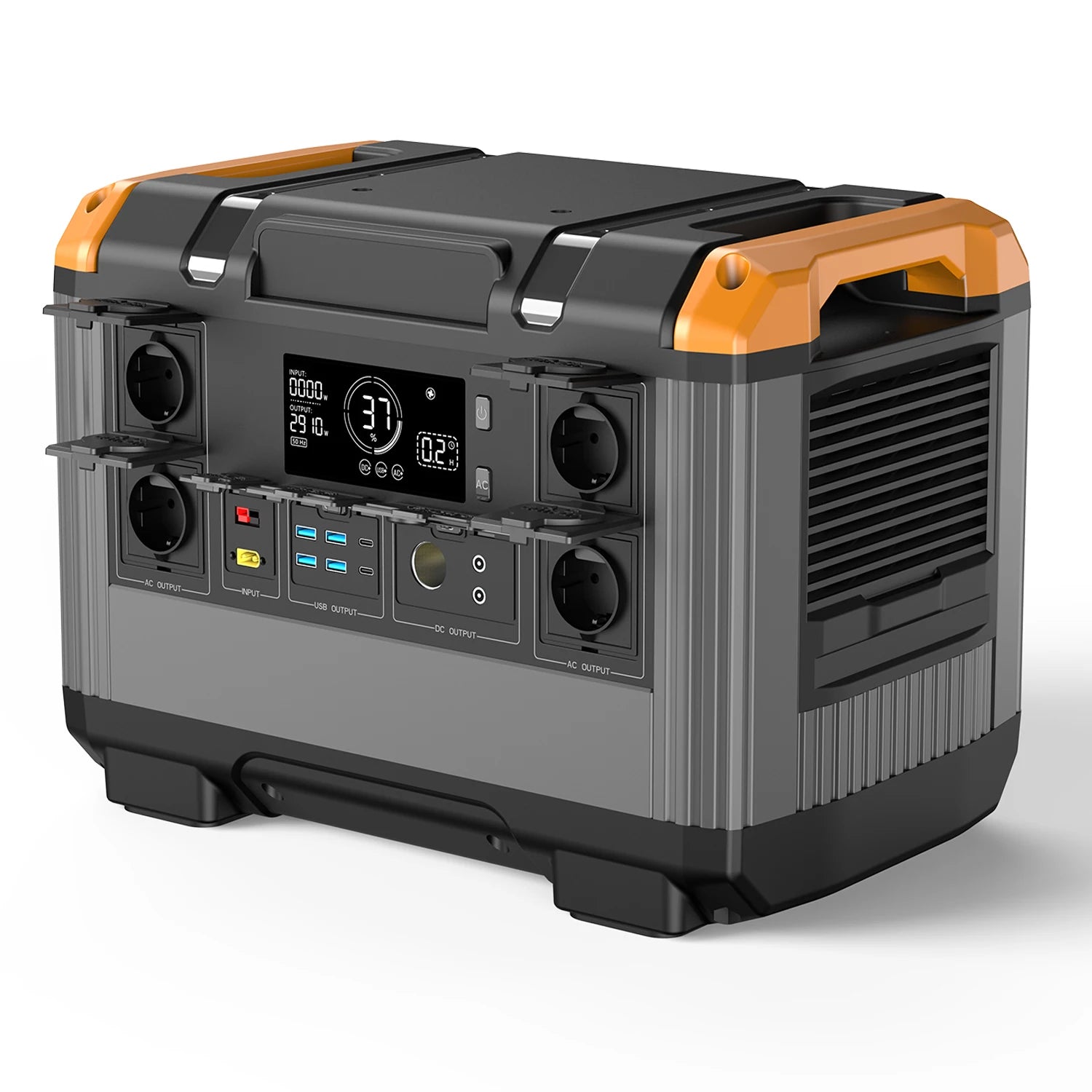 PWEITE 2000W 2400W AC Power Station Solar Generator Powerstation 2016wh Backup LiFePO4 Battery  for Camping Travel Fan TV Laptop