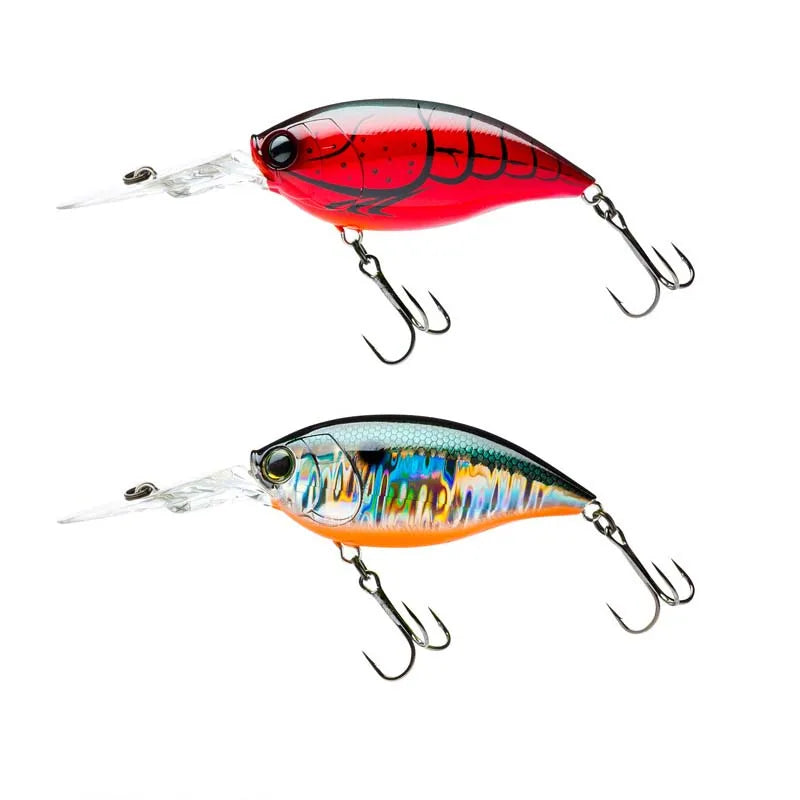 WEIHE 70/75mm 21/22.5g 8/6 Colors Artificial Hard Crankbait Fishing Lure Floating Minnow Bait Trout Fishing