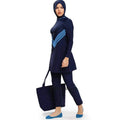 MOTIVE FORCE 2024 Plus Size Swimwear Islamic Swimsuit for Muslim Woman Printing Burkini