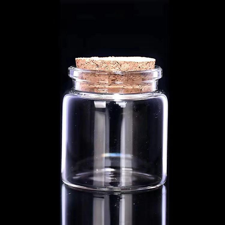 Hot Sale Cork Bottle 47mm Small Drift Bottle Mini Empty Wishing Glass Vial Bottle DIY Glass Jars Glass Container
