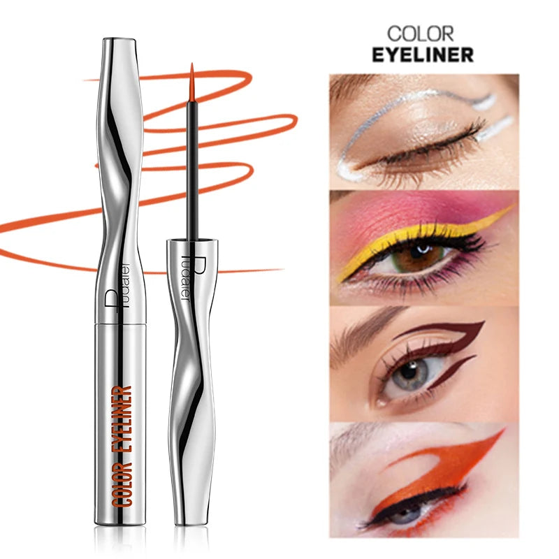 Wholesale Matte Eyeliner Long Lasting Waterproof Vegan Colorful  Eyeliner Pencil Quick Drying Liquid Eyeliner Private Label