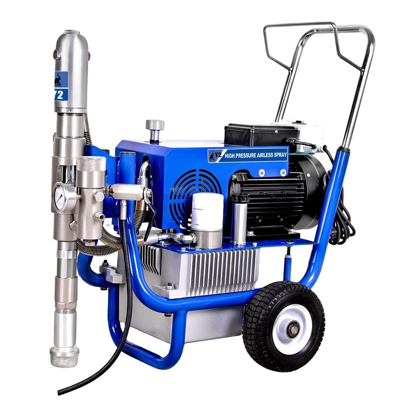Y2 Electric Hydraulic Airless Spray Machine with Engine Bearing Pump for Paint and Putty Airless Putty Sprayer