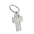 Wholesale Creative Rotating Cross Shape Metal Keychain Practical Advertising Gift for Spot Supplies Use