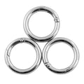 Zinc Alloy Luxury Portable Strong Waterproof Small O Ring Round Carabiner Keychain Snap Hooks