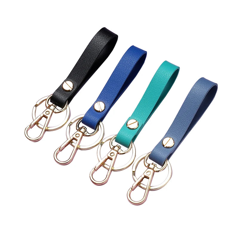 Cheap Blank Pu Leather Key Chain Custom Photo Keyring Key Chain Rings Keychain Accessories