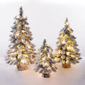 2025 Christmas Tree Decorations Personalized Fleurs Artificielles Eco-Friendly Christmas Table Ornaments Fleurs En Gros