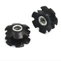 M6 M8 Pipe Connector Threaded Inserts Nut for Round Steel Tubes 65MN Steel Star Type Nut