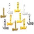 5 Color Alloy axe Charm for Key Chain Bracelet Necklace Pendant DIY Handmade Jewelry Accessories Making 26*15mm J472