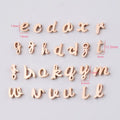 Wholesale Thickness 3mm  Stainless Steel Letter Charm Accessories DIY Jewelry Gold Accessor