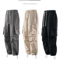 Men's Workwear Pants American Style Mid Waist Loose Fit Casual Outdoor Sports Trousers for Mountaineering Gym Pants Men