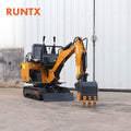 RUNTX New Excavator 0.8ton 1ton 1.2ton Crawler Excavator with Optional EURO 5 Engine