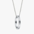 Inspire Jewelry Meaningful Stainless Steel Mantra Posey Necklace Fashionable Classical Ring Necklace Party Jewelry for Unisex