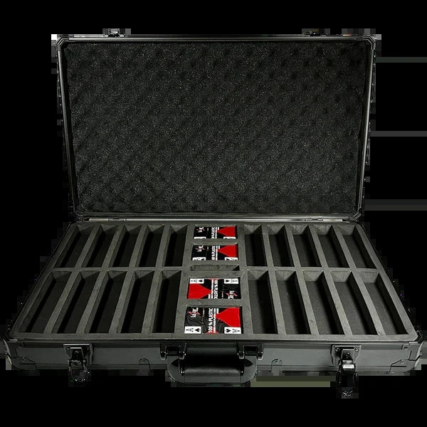 Aluminium Black 500 1000 PRO Poker Chips Case