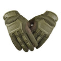YAKEDA Breathable Micro Fiber Motorcycle Riding Hiking Full Finger Tactical Gloves