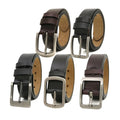 LQbelt Cowhide Genuine Leather Belt Men's Pin Buckle Belts Fashion Male Belt for Man Jeans OEM Factory Custom LOGO