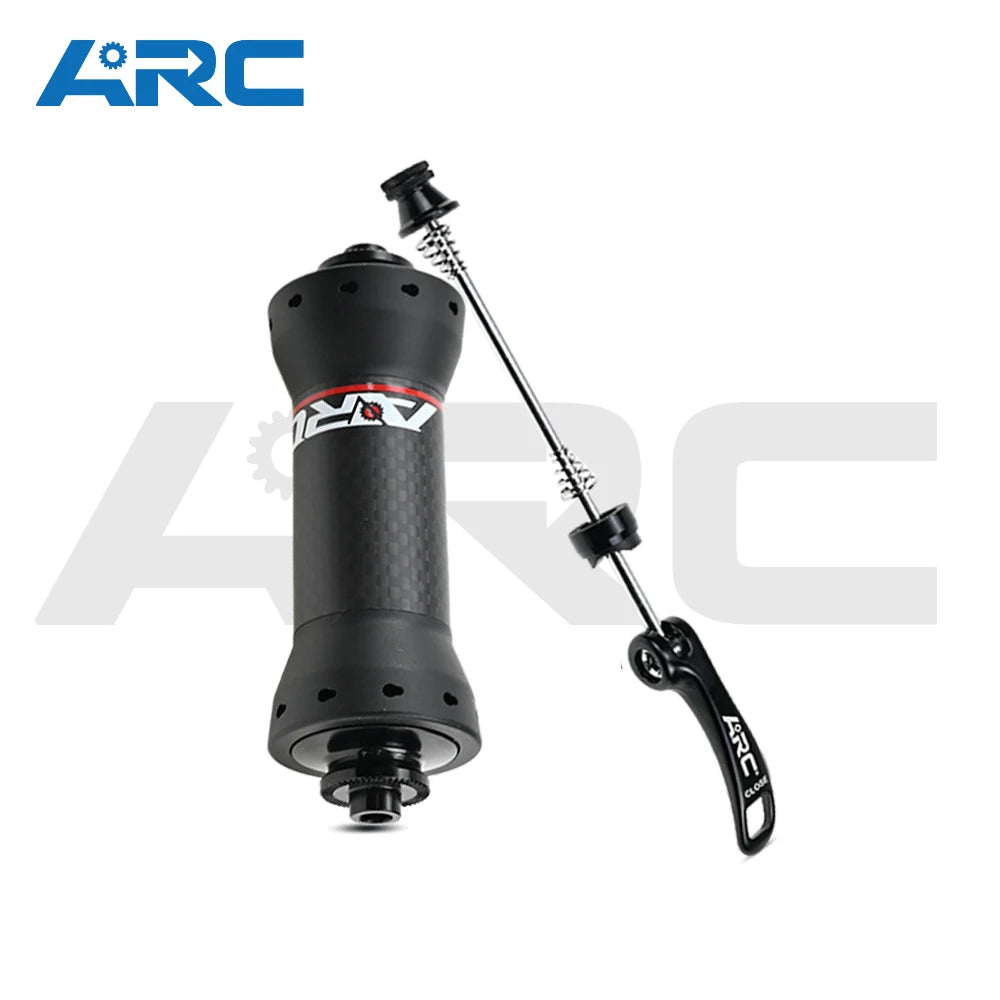 ARC Hot Sale Lightweight RT-035F/RCB OEM 9X100MM 10X130MM 20/24 Hole Rear Hub Bicycle Bearing Carbon Hub Road Bike Hub