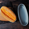 Silver Non Stick Oval Bread Mold Toast Pastry Loaf Pan Baking Tool Tray Bakeware DIY Supplies