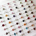 Batch Uniform Stone Diamond Ring Mixed Price Rhinestone Color Opening Alloy CLASSIC Animal Copper Wedding Bands or Rings OUYA