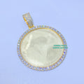 Custom Hip Hop Jewelry 18K Gold Plated Iced Out Moissanite Diamond Photo Memory Locket Pendants Picture Necklace