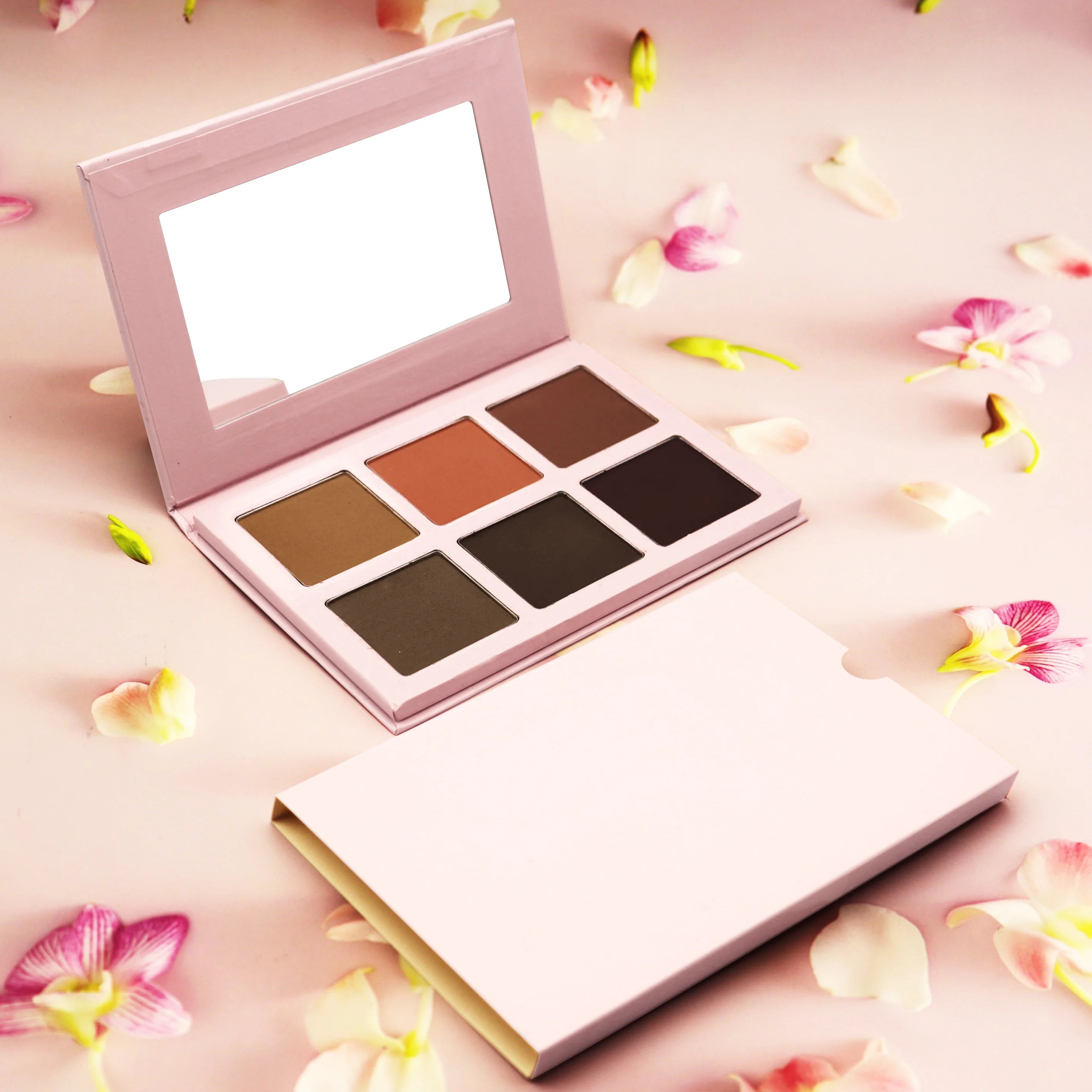 Vegan Pressed Compact Powder Palette Private Label Highlight and Contour Palette Pressed Powder Makeup Compact Pallet