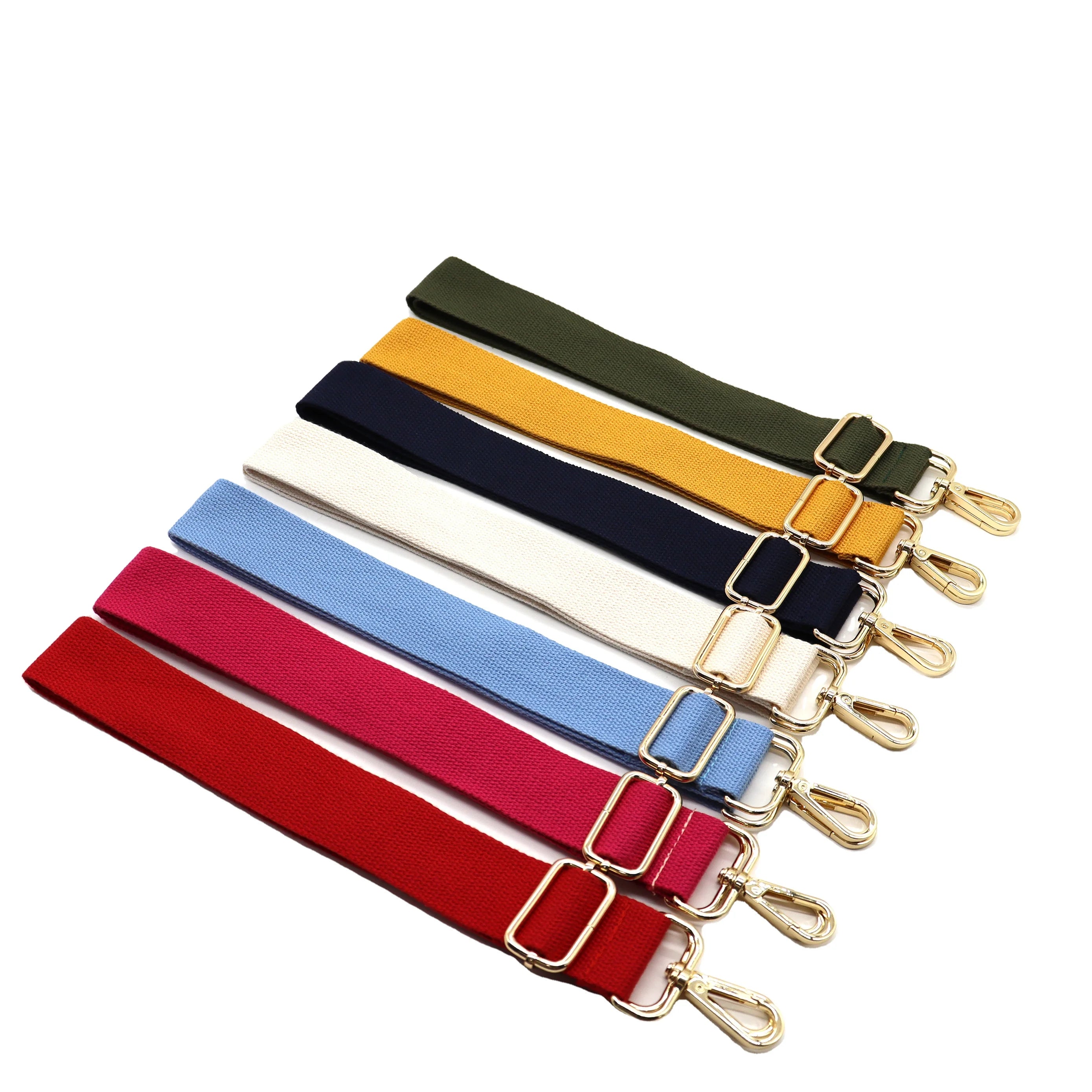 Fashion National Style Wide Colorful Straps Bag Accessories Custom Logo Adjustable Nylon Webbing Crossbody Shoulder Bag Strap