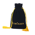 Custom Logo Velvet Drawstring Perfume Bag for Handbag Recyclable Dust Cover with Custom Size for Jewelry Industrial Use