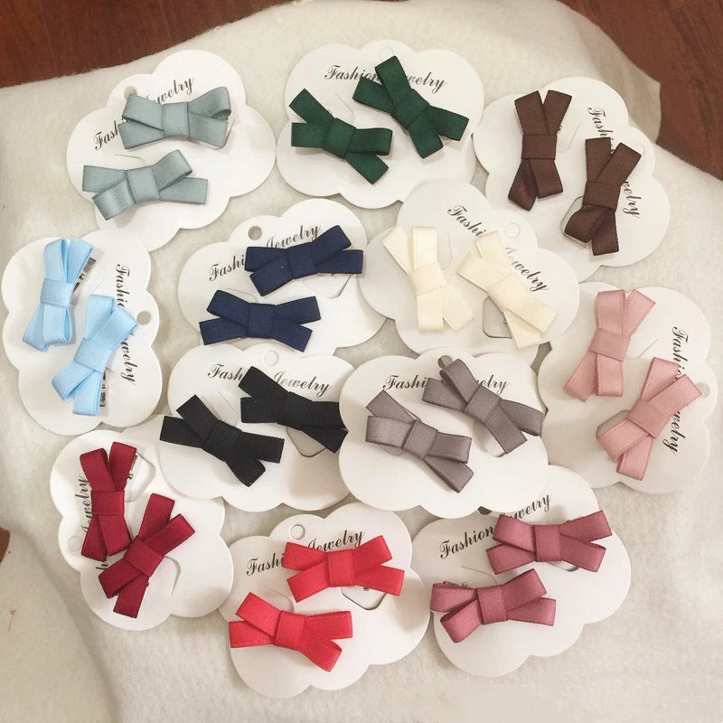 New Toldder Baby Bow Hairpin Sweet Style Hair Clip with Fringe Bangs B Ours Fashion
