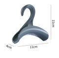 Custom Sturdy White Plastic  Bag Hangers Hook Hanging Hanger for Display  Handbag Holder Purse Organizer