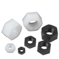 Insulating PA66 Nylon Hex Nuts with Metric Thread Plastic Hexagonal Nuts for Electronics PCB