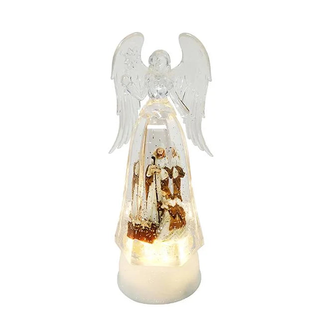 Manufacturers Sell Well White Plastic Stocking LED Christmas Home Decoration 11.5x9.3x26CM