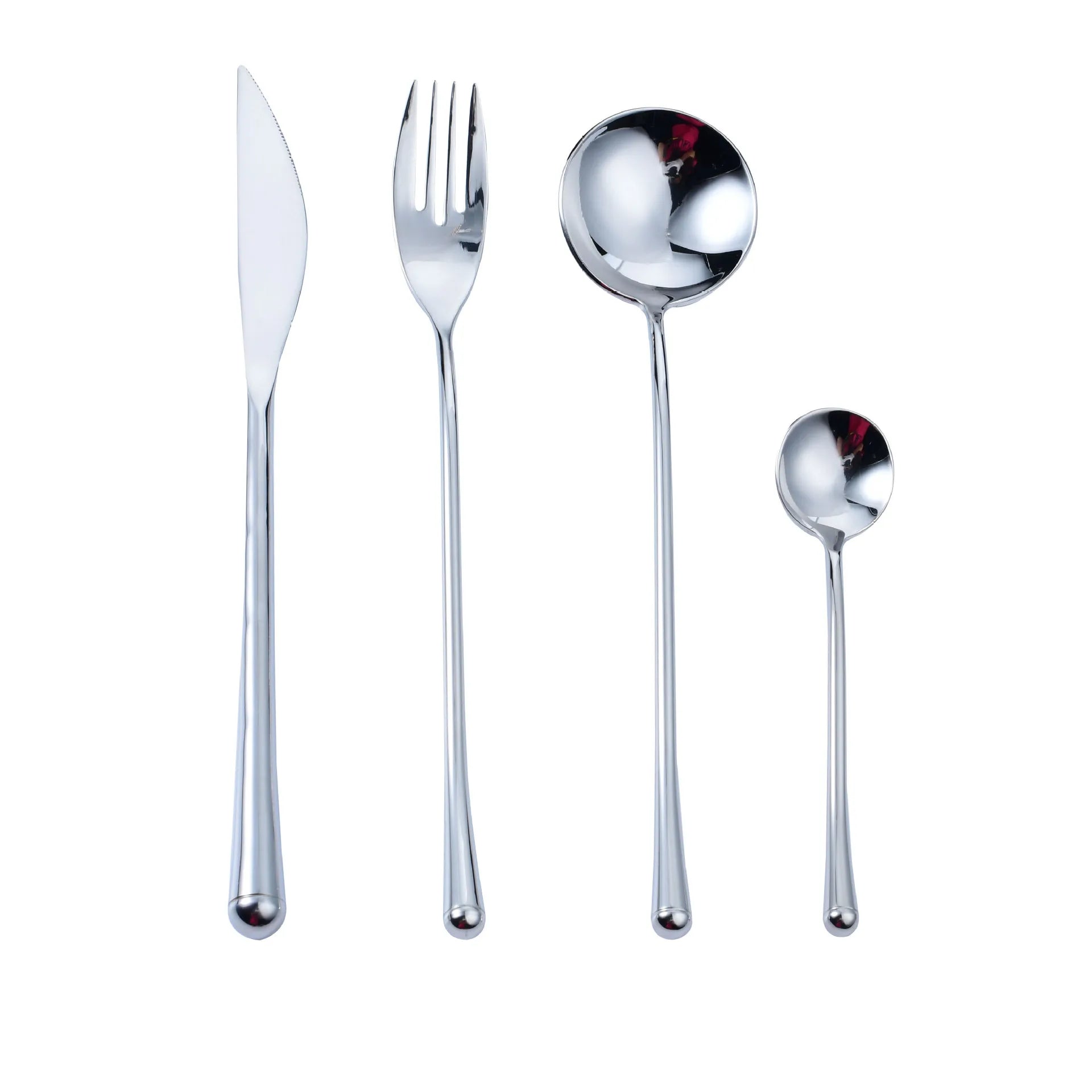 Western High Quality Western High End Wedding Luxury Preferential Nordic Tableware Knife Fork Spoon Stainless Steel Cutlery Set