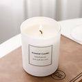 New Arrival Soy Candle Aromatherapy Wax Own Brand Aromatherapy Candle with White Glass Jar