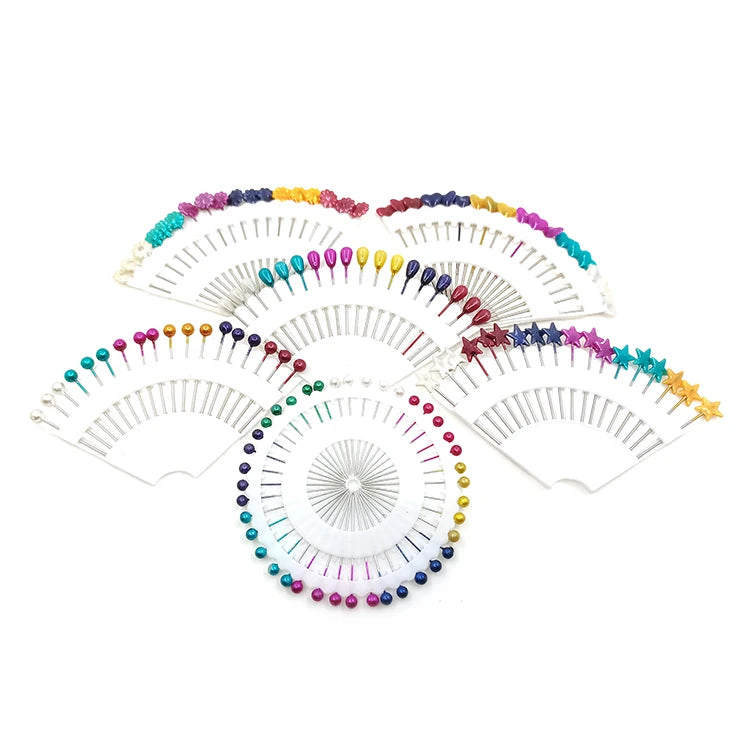 Wholesale Colorful 55mm Plastic Head Pins Clothing Sewing Pin Straight Pins