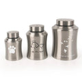 Wholesale Coral Pet American Style Stainless Steel Metal Urn for Dog and Cat Cremation Ashes