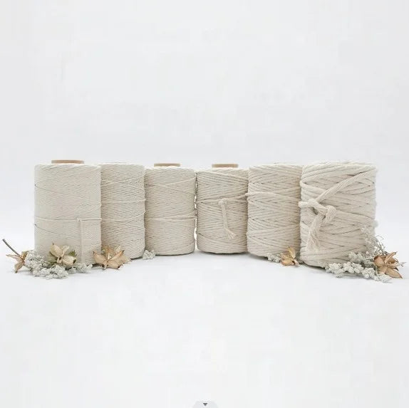 100% Natural Unbleached Cotton Thread Twine Rolls