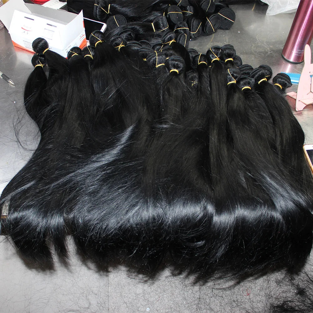 Pelucas-cabello-humano- Wholesale Brazilian Hair Bundles Human Raw Virgin Cuticle Aligned Hair Virgin Mink Brazilian Hair