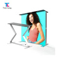 TianLang Seg Backlit Booth 20x20 Promotion Table Stand with Frameless LED Box Light for Trade Show Display Counter