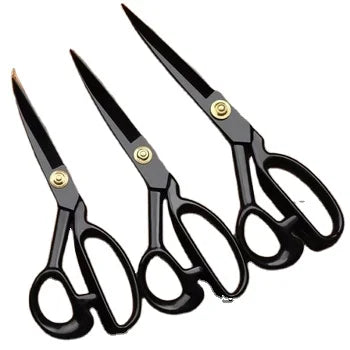 8\" 12\" Stainless Steel Blade Tailor's Scissors Sharp Tip Cloth Cutting Shears for Household Use Smooth DIY Sewing Clothing