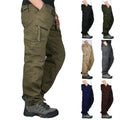Multi Pocket Casual Waterproof Hunting Hiking Tactical Sweatpants Streetwear Cargo Pants Trousers for Men