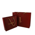 Custom Color Offset Printed Brand Logo Design Promotion Luxury Clothing Retail Gift Shopping Bag Recyclable Cardboard Kraft Bag