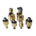 1/2'' HD15 Right-handed Rotation Brass Swivel Fitting Unidirectional Cooling Rotating Connector Rotary Joint for Air Water Oil