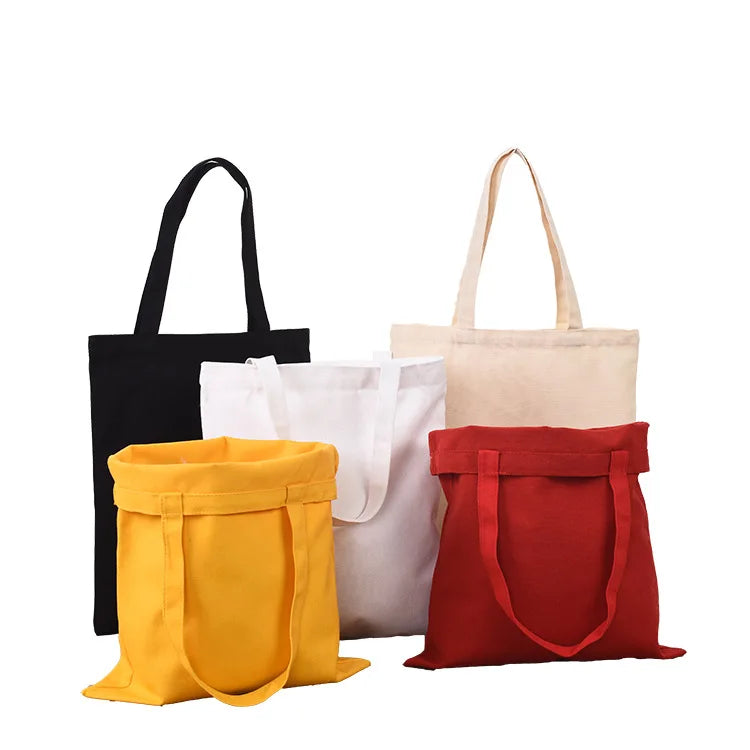 Professional Manufacturing Heavy Duty Reusable Large Cotton Custom Canvas Tote Bag