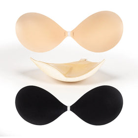 Adhesive Traceless 3D Push up Cup Gather Nature Comfortable Extra Boob Invisible Breathable Strapless Sticky Bra