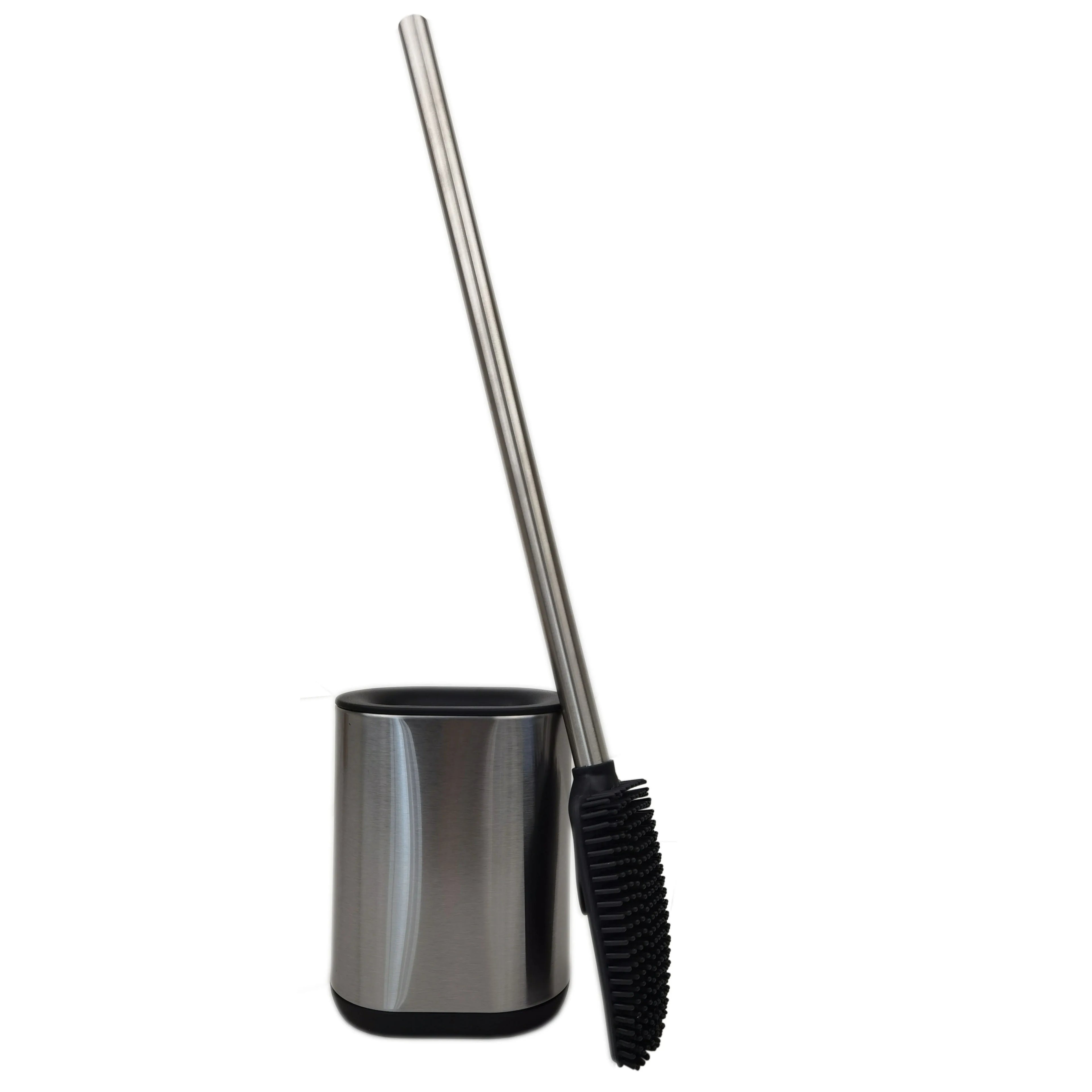 Wall-mounted Design Soft TPR Toilet Cleaning Brush Bathroom WC Silicon Toilet Brush with Holder